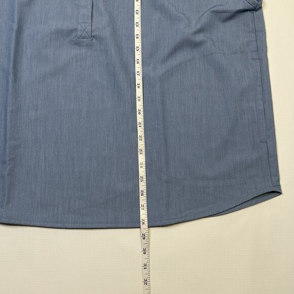 Figs Rafaela Scrub Shirt Top Womens Size XXL 2XL Blue Modern PO 1299 NEW - Picture 10 of 11